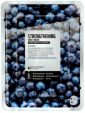Маска для восстановления и сияния Superfood Salad For Skin Strengthening Facial Sheet Mask Blueberry