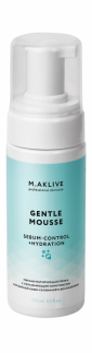Пенка мягкая для умывания «Контроль себума + увлажнение» M.Aklive Gently Mousse Sebum-Control + Hydration
