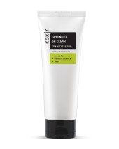 Гель, пенка для умывания Coxir Green Tea pH Clear Foam Cleanser