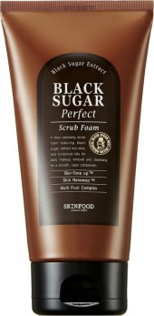 Гель, пенка для умывания Skinfood Black Sugar Perfect Scrub Foam