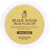 Маска-скраб для лица Skinfood Black Sugar Mask Wash Off
