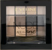 Сухие тени Eveline Cosmetics All In One Eyeshadow Palette