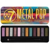 Сухие тени W7 Metal Pop Eye Colour Palette