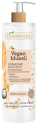 Очищающий крем, эмульсия, молочко Bielenda Vegan Muesli Moisturizing Face Cleansing Milk