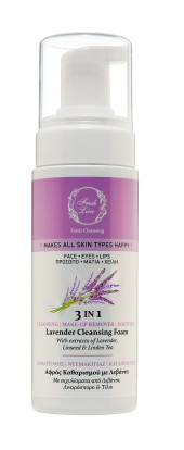 Гель, пенка для умывания Fresh Line 3-In-1 Lavender Cleansing Foam