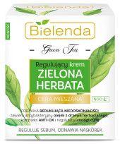 Крем для восстановления и сияния Bielenda Green Tea Regulating Face Night Cream