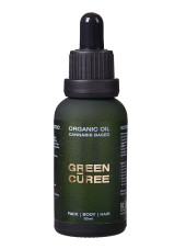 Питающее и увлажняющее масло для волос GreenCuree Organic Oil Cannabis Based
