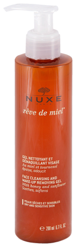 Мягкий очищающий гель для лица и тела Nuxe Rêve de Miel Face and Body Ultra-Rich Cleansing Gel