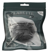 Конжаковый спонж с бамбуковым углем для лица Clarette