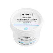 Увлажняющая сыворотка, концентрат Ecobox Natural Moisturizing Serum For All Skin Types Vitamin E