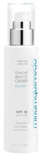 Защита от солнца для волос Miriam Quevedo Glacial White Caviar Resort SPF 30 Dry Oil For Hair and Body