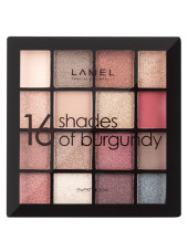 Палетка теней для век Lamel Professional 16 Shades of Burgundy Eyeshadow