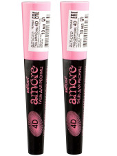 Тушь для ресниц «Мега Эффект накладных ресниц» Bielita 4D Amore