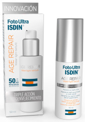 Солнцезащита SPF 30-50 Isdin Foto Ultra Age Repair Textura Water Ultraligera SPF 50