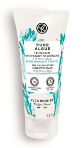Увлажняющая маска для лица Yves Rocher Pure Algue The Oxygenating Hydrating Mask with Micro-Alga Normal to Combination Skin