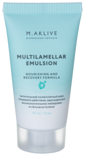 Мультиламеллярная эмульсия «Формула питания и восстановления» M.Aklive Multilamellar Emulsion Nourishing and recovery formula