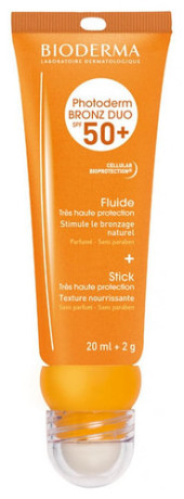 Солнцезащита SPF 30-50 Bioderma Photoderm Bronz Duo SPF 50+