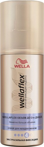 Лак и спрей для волос Wella Wellaflex 2nd Day Volume Extra Strong Hold Blow Dry Spray