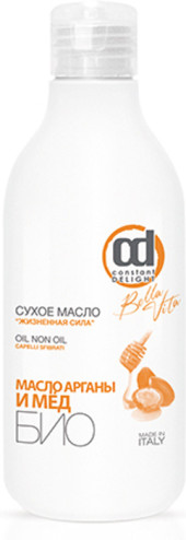 Сухое масло для волос «Жизненная сила» Масло арганы и мёд Constant Delight
