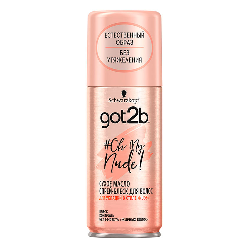Лак и спрей для волос Schwarzkopf Got2b #OhMyNude