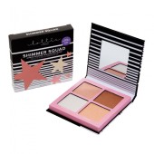 Палетка пудровых хайлайтеров Lottie London Highlighting Palette Shimmer Squad
