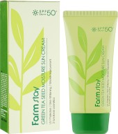 Солнцезащита SPF 30-50 FarmStay Green Tea Seed Moisture Sun Cream SPF 50+ РА+++