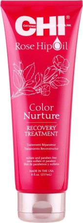 Питающее и увлажняющее интенсивное средство для волос CHI Rose Hip Oil Color Nurture Recovery Treatment