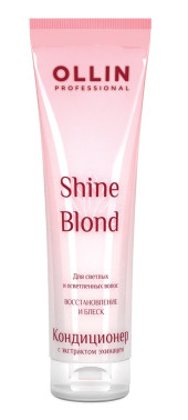 Питающей и увлажняющей бальзам, кондиционер для волос Ollin Professional Shine Blond