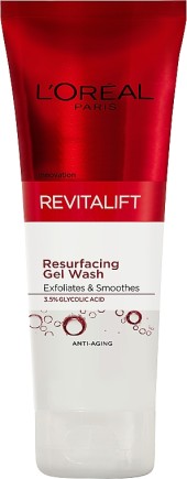 Гель, пенка для умывания L'Oreal Revitalift Resurfacing Gel Wash With Glycolic Acid