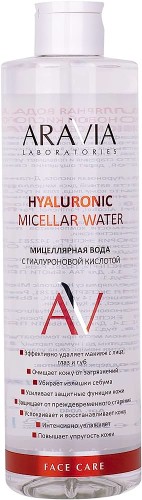 Очищающая вода, лосьон, тоник Aravia Hyaluronic Micellar Water