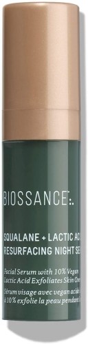 Антивозрастное интенсивное средство Biossance Squalane + Lactic Acid Resurfacing Night Serum