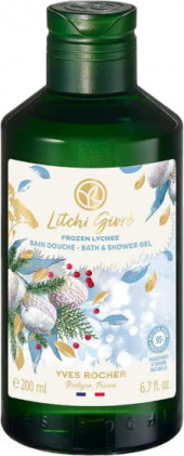 Гель для душа Yves Rocher Frozen Lychee Bath & Shower Gel