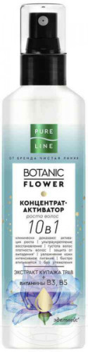 Питающее и увлажняющее интенсивное средство для волос Чистая линия Pure Line Botanic Flower