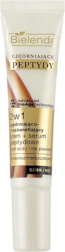 Крем для век или губ Bielenda Firming Peptides 2in1 Firming And Illuminating Anti-Wrinkle Cream + Eye And Eyelid Peptide Serum