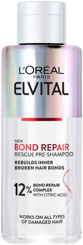 Очищающее средство для сухих, окрашенных и поврежденных волос L'Oreal Elseve Bond Repair Resque Pre-Shampoo