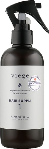 Питающее и увлажняющее интенсивное средство для волос Lebel Viege Hair Suppli 1