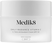 Солнцезащита SPF 30-50 Medik8 Daily Radiance Vitamin C C-Tetra 7% Vitamin C Cream SPF 30 Two-in-One Moisturiser