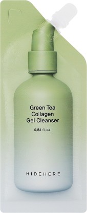 Гель, пенка для умывания Hidehere Green Tea Collagen Gel Cleanser