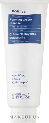 Гель, пенка для умывания Korres Greek Yoghurt Foaming Cream Cleanser