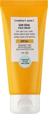 Солнцезащитный крем для лица против пигментных пятен Comfort Zone Sun Soul Face Cream SPF50+