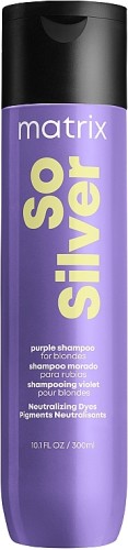 Очищающее средство для сухих, окрашенных и поврежденных волос Matrix So Silver Purple Shampoo