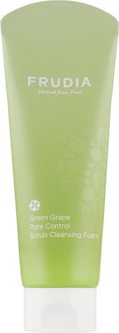 Гель, пенка для умывания Frudia Green Grape Pore Control Scrub Cleansing Foam