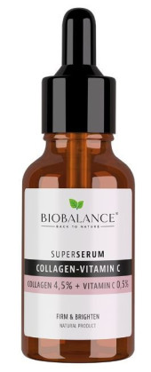 Восстанавливающая сыворотка и концентрат Biobalance Super Serum Collagen Vitamin C