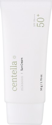 Защищающее и восстанавливающее средство с SPF 30-50 Mixsoon Centella Sun Cream SPF50+ PA++++
