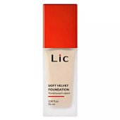 Легкое тональное средство Lic Soft Velvet Foundation