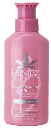 Гель для душа Hempz Sweet Jasmine & Rose Herbal Foaming Body Wash