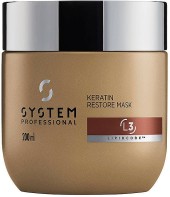 Питающее и увлажняющее интенсивное средство для волос Wella System Professional Luxeoil Keratin Restore Mask