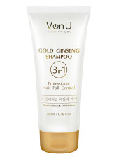 Очищающее средство против выпадения волос Von-U Ginseng Gold Shampoo