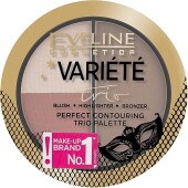 Сухие румяна Eveline Cosmetics Variete Perfect Contouring Trio Palette