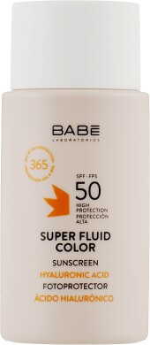 Солнцезащита SPF 30-50 Babe Super Fluid Color SPF 50+